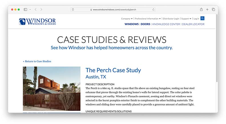 The Perch Case Study