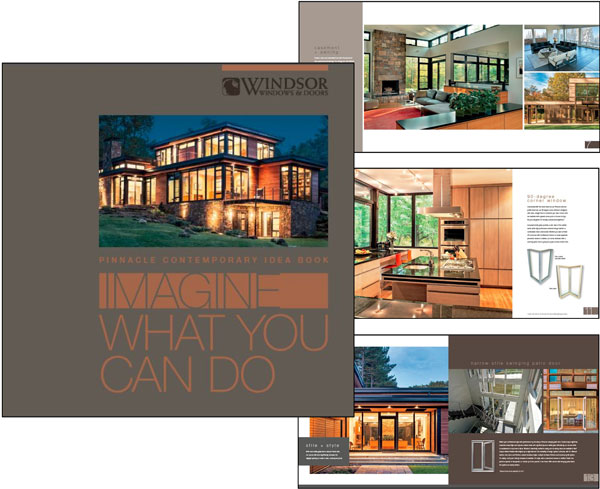 Windsor Contemporary Brochure Collage