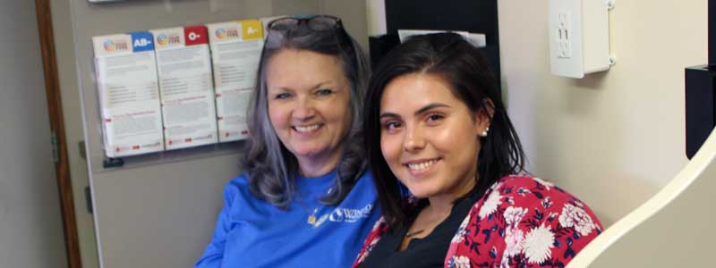 Windsor Employees Donating Blood