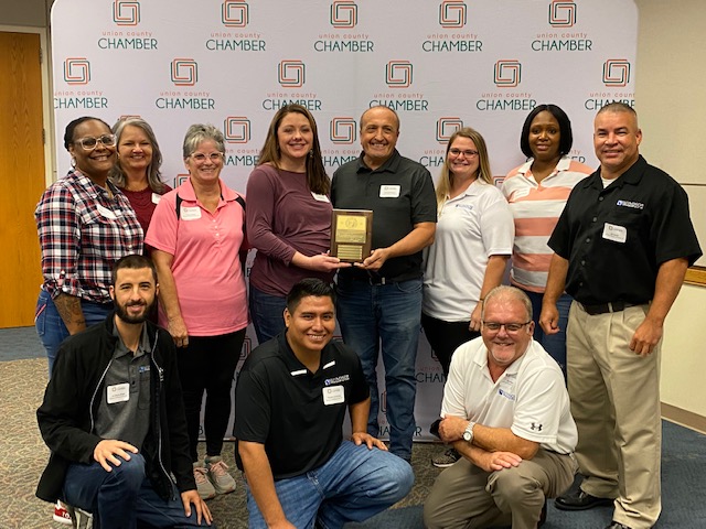 Monroe Plant Employees with Award