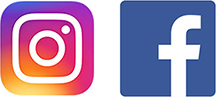 Instagram and Facebook Logos