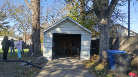 Burgess garage before