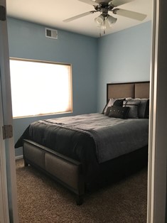 Large bedroom window