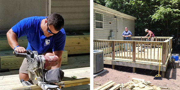 Installing the deck