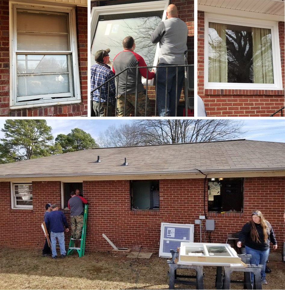 Old windows out new windows in