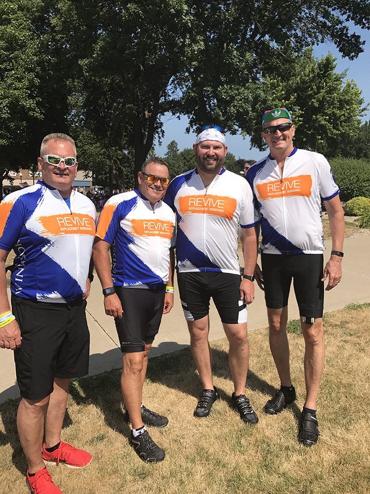 Windsors Four RAGBRAI Riders