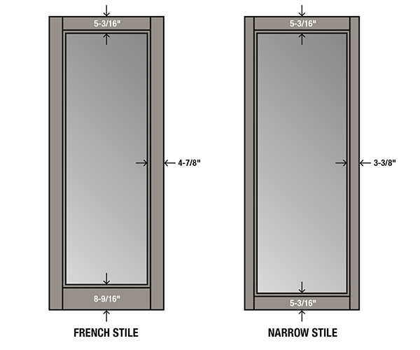 Narrow Patio Door vs Traditional Patio Door
