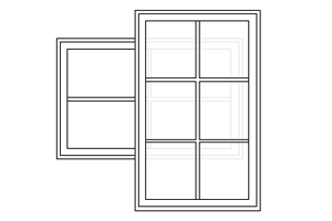 Window and Door Line Drawing