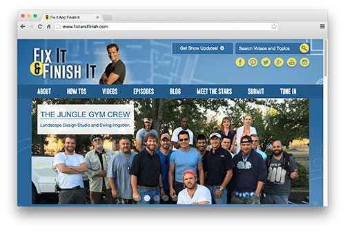 Fix It and Finish It Website Screenshot