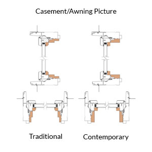 Pinnacle Contemporary Stop Casement Awning