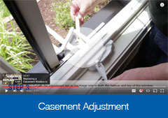 Windsor Casement Adjustment Video
