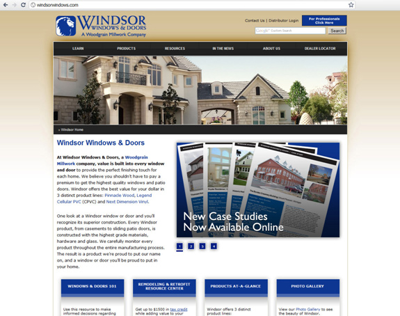 windsor homepage spring 2011