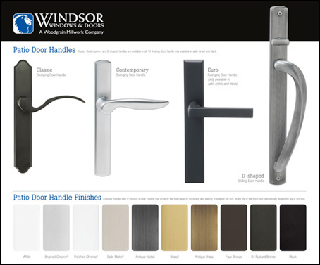 Windsor Patio Door Handle Wall Display