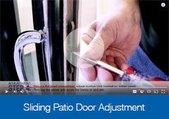Windsor Sliding Patio Door Adjustment Video