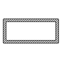 1 1/4" Tall Exterior Grille - Contemporary