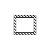 5/8" Tall Exterior Grille - Contemporary