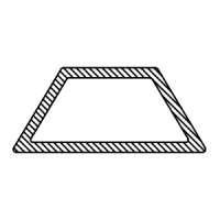 1 1/4" Tall Exterior Grille - Putty