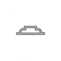 7/8" Exterior Grille - Ogee