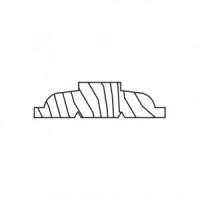1-1/4" Interior Grille - Ogee