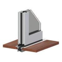 Bi-fold 1-1/2" recessed sill with drainage