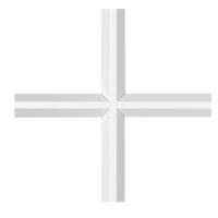 7/8" Tall Putty Windsor Divided Light